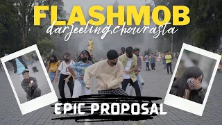 EPIC PROPOSAL | FLASHMOB CHOWRASTA DARJEELING | 2021 | ABHISHEK | RUBAINA | MARRY ME BRUNO MARS