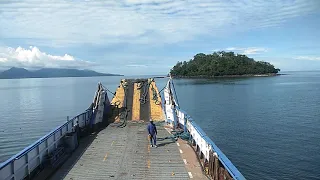 LCT TYPE VESSEL SHIFTING FROM ALONGSIDE TO RAMP