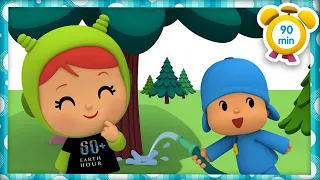 🚰POCOYO in ENGLISH - EARTH HOUR: Save Water [90 min] | Full Episodes | VIDEOS & CARTOONS for KIDS