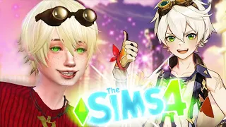 ПЕРСОНАЖИ GENSHIN IMPACT В SIMS 4 [3]