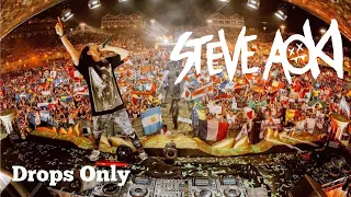 Steve Aoki - Tomorrowland 2017 - Drops Only