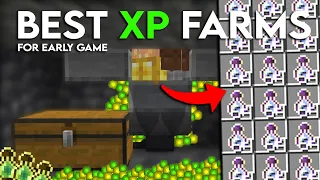 TOP BEST 1.19 Early Game XP FARMS TUTORIAL in Minecraft Bedrock (MCPE/Xbox/PS4/Nintendo Switch/PC)
