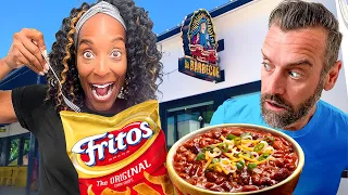 Brits Try Brisket Chili For The First Time In Texas Austin