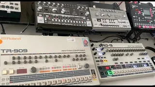 TR-909 + TB-303 meet the RD-9 + TD-3