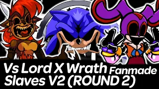 Vs Lord X Wrath - Slaves V2 - Round 2 High Effort Fanmade chart | Friday Night Funkin'