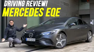 Mercedes EQE 500 AWD AMG-Line driving REVIEW - how good is the electric CLS / E-Class?