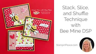 Bee Mine Stack, Slice, and Shuffle Cards