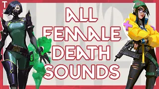 All Female Death Sounds | Valorant