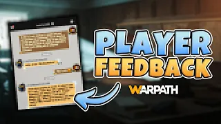 Warpath - Actual Player Feedback on ToC Events