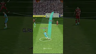 40 yard free kick😱 || pes #efootball #efootball2023 #pes2021 #pes #shorts