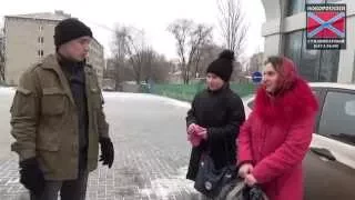 28.11.2014 Гумбат "Новороссия" передал адресные посылки жителям ДНР