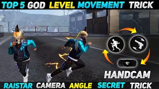 [Handcam] Top 5 God Level Movement Trick | Raistar Fast Moment Speed Trick | Camera Movement Secret