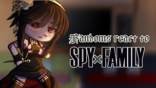 Fandoms react to Spy x Family 5/6 [Mainly Yor Forger] |Gacha Club|