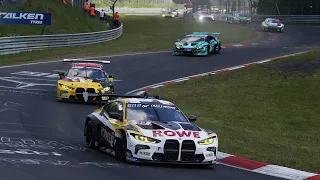 2022 24 Hours of Nürburgring - #98 ROWE Onboard until SVDL Crash + Retirement