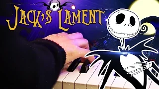 "Jack's Lament" - Tim Burton's The Nightmare Before Christmas (HD Piano Cover, Movie Soundtrack)