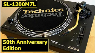 Technics SL-1200M7L 50th Anniversary Turntable - Unboxing