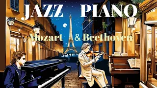 【BGM】JAZZ PIANO　Mozart＆Beethoven  Calm jazz music Relaxing Jazz