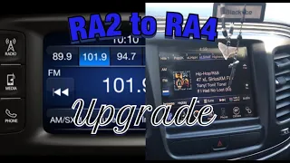 RA2 To RA4 Factory Radio Upgrade EASY | 2015 Chrysler 200 , Charger , Challenger , Jeep