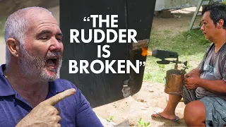 We tried FIRE and a BIG HAMMER. But the Rudder Would Not Move | Sailboat Repairs Ep 371