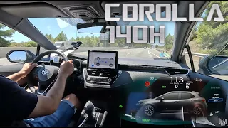 Toyota Corolla Style Edition 140H 2023 | Prueba en autopista | 0 - 130 km/h | Consumo | POV