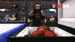 WWE 2K24 - Masked Kane Vs Ministry Undertaker CASKET MATCH (PS5)