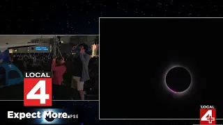 2024 total solar eclipse: The moment of totality