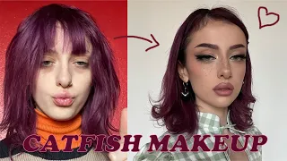 MY CATFISH MAKEUP ROUTINE (grwm)