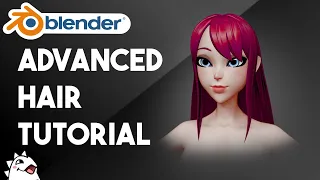 ADVANCED HAIR TUTORIAL IN BLENDER / TIPS A TRICKS