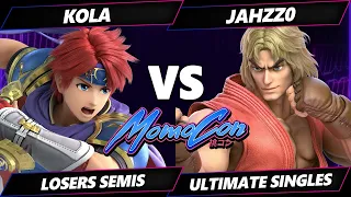 MomoCon 2024 LOSERS SEMIS - Kola (Roy) Vs. Jahzz0 (Ken) Smash Ultimate - SSBU