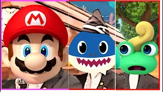 Super Mario Bros, Baby Shark, And PinkFong Coffin Dance Mashup By SH Media