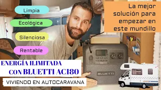 ENERGÍA PORTÁTIL EN AUTOCARAVANA CON BLUETTI AC180 - ¿Cómo obtener autonomía energética fácilmente?