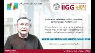 Homenaje a Nestor Cohen