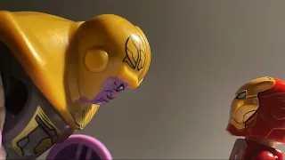 Ironman vs Thanos | Infinity war scene recreated in Lego Stopmotion