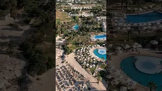 Flying over Sousse Beach #shorts #travel #tunisia #flying