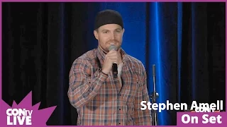 CONtv Live | Stephen Amell on Emily Bett's Admirerers