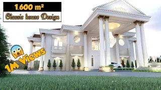 Classsic house design 1.600 m2 or 17.000 sq ft