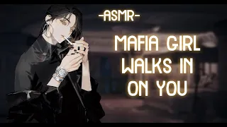 [ASMR] [ROLEPLAY] ♦mafia girl walks in on you♦ (binaural/softdom/F4A)