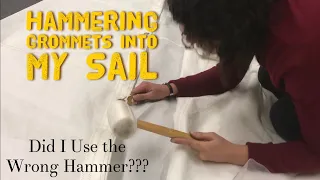 How to (and not to) install jib grommets and hanks —Sarah Scott — Adventures of a Black Woman Sailor