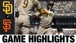 Padres vs. Giants Game Highlights (10/2/21) | MLB Highlights