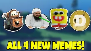 How to get ALL 4 NEW MEMES in Find The Memes [280] EW, BROTHER SPONGEBOB POPSICLE DOGE COIN MATER