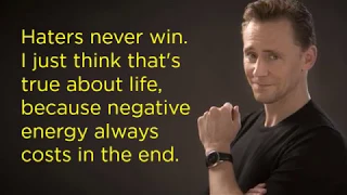12 Best Quotes By Tom Hiddleston