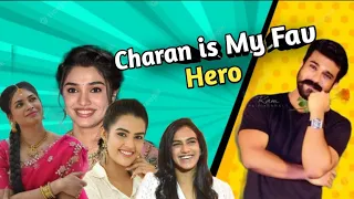 Celebrities who Loves Ramcharan as a Fan girl || Ram Charan || Kriti Shetty || Meghana || Pv Sindhu