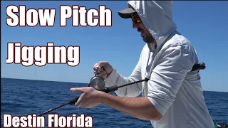 Slow Pitch Jigging in Destin FL is on FIRE | Offshore Fishing | Scamp Grouper | Red Snapper