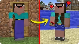 NOOB MINECRAFT VS CHICA NOOB TROLL NOOB SE CONVIERTE EN CHICA EN MINECRAFT