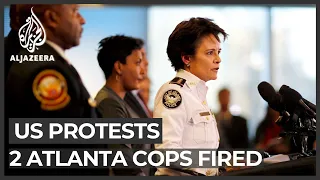 Atlanta mayor: Two officers fired for using excessive force on protesters