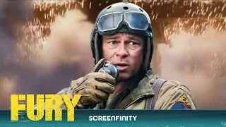 Wardaddy Puts A German Town Under Siege | Brad Pitt's Most Iconic Scenes | Fury | Screenfinity