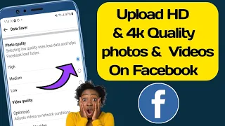 How to Upload HD or 4k Quality Photos and Videos on Facebook 2024 | Facebook Upload tutorial 2024