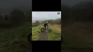 When your 6yr old is better than you on a trials bike!