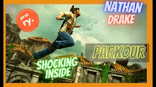 Nathan Drake doing parkour LOL #shorts Uncharted 4 - A Thief's End GAME