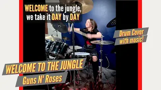Guns N' Roses - Welcome to the Jungle (Drum Cover / Drummer Cam) Played by Teen Drummer